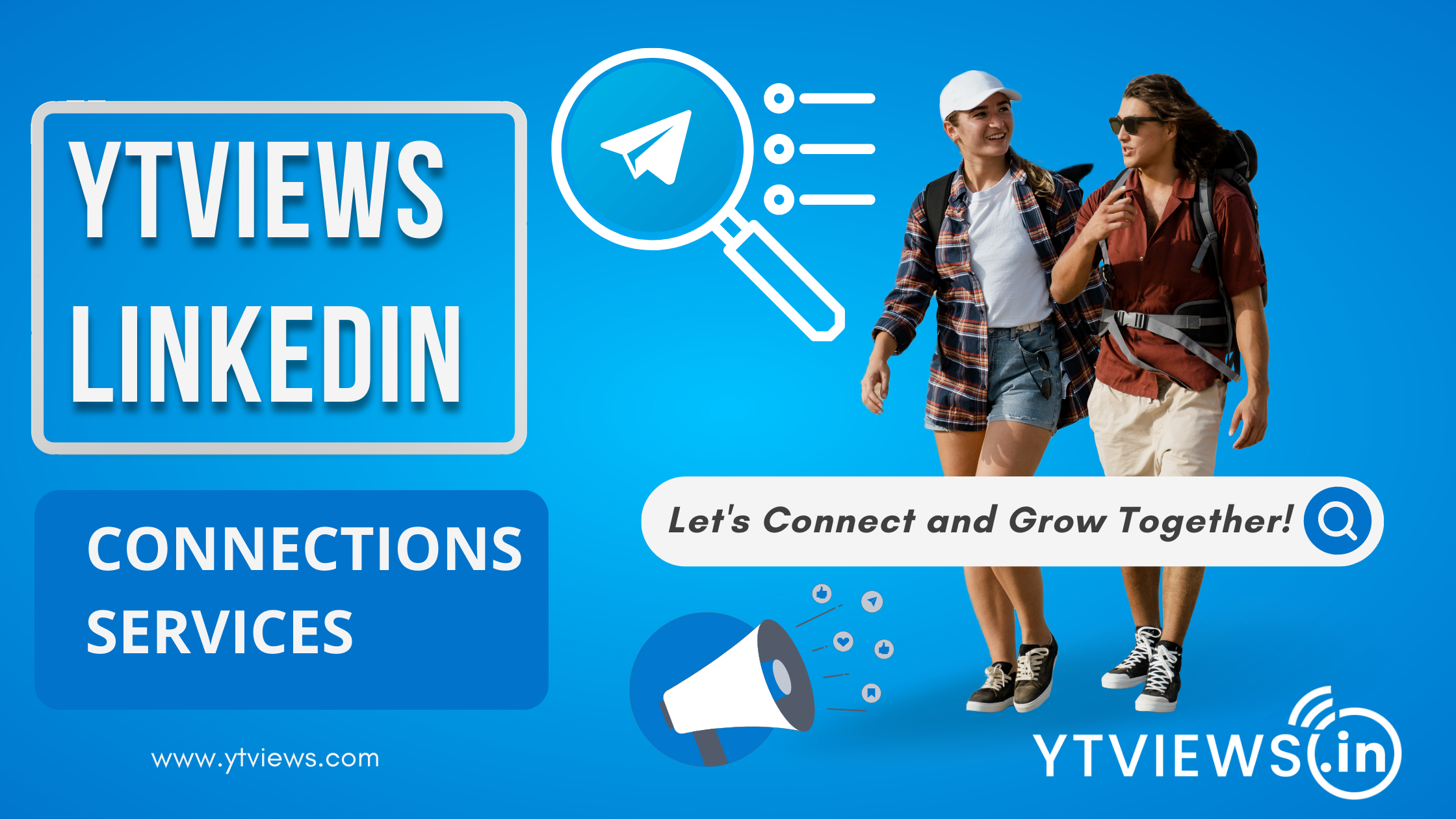 LinkedIn Connections are more than just a source a job market. Ytviews helps you gain more connections worldwide