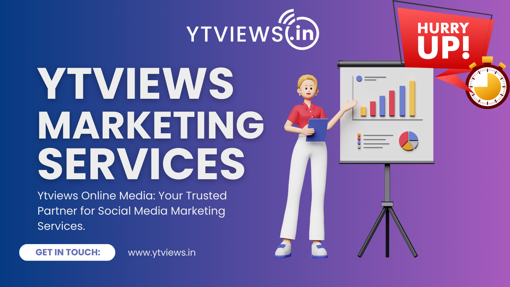 Ytviews Online Media: Your Trusted Partner for Social Media Marketing Services.