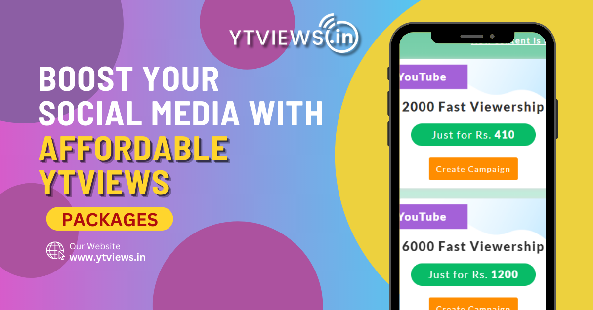 Boost Your Social Media with Affordable Ytviews Promotional Packages