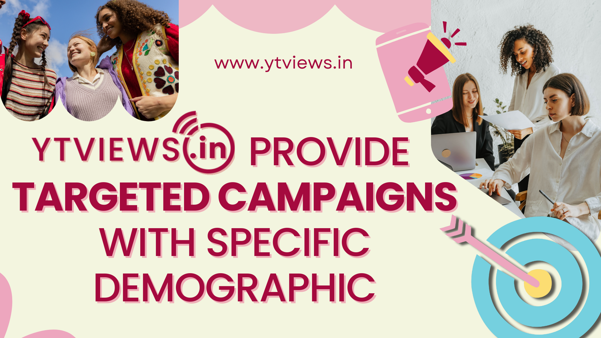 How does Ytviews provide targeted campaigns with specific demographic