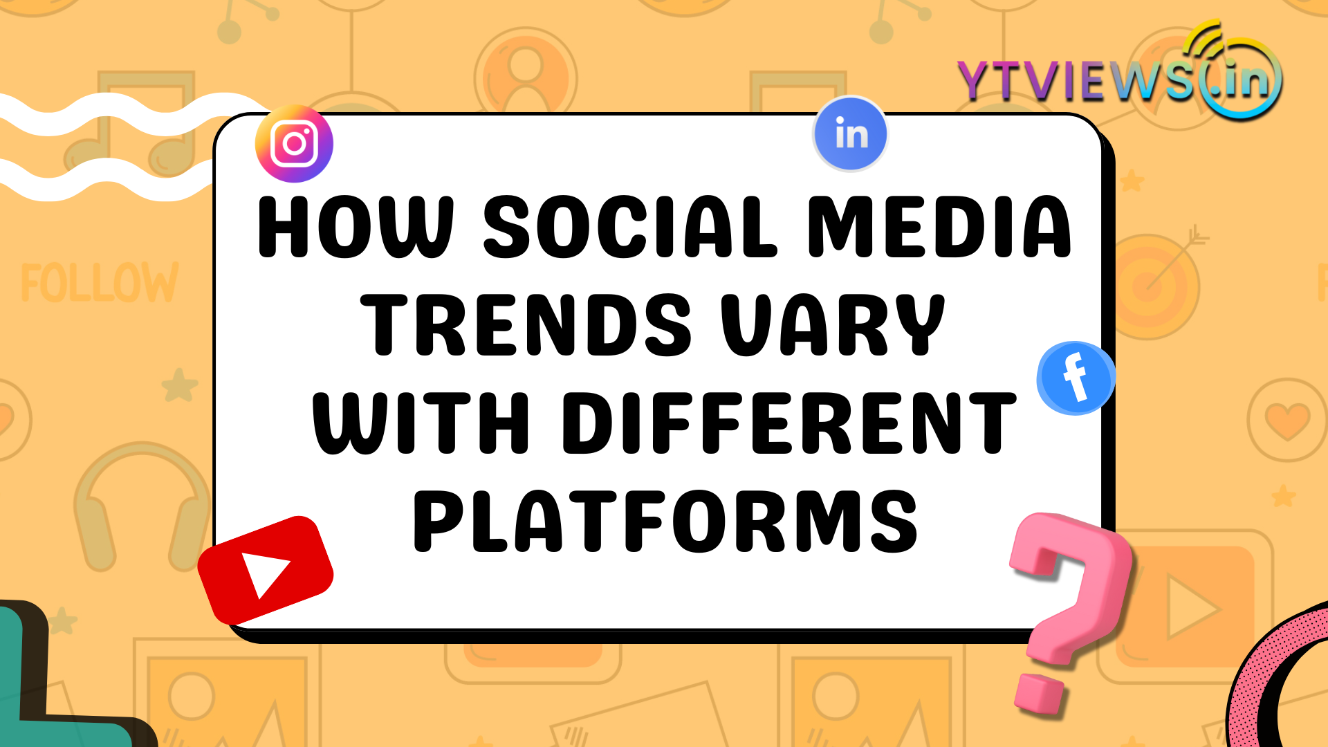 How social media trends vary with different platforms