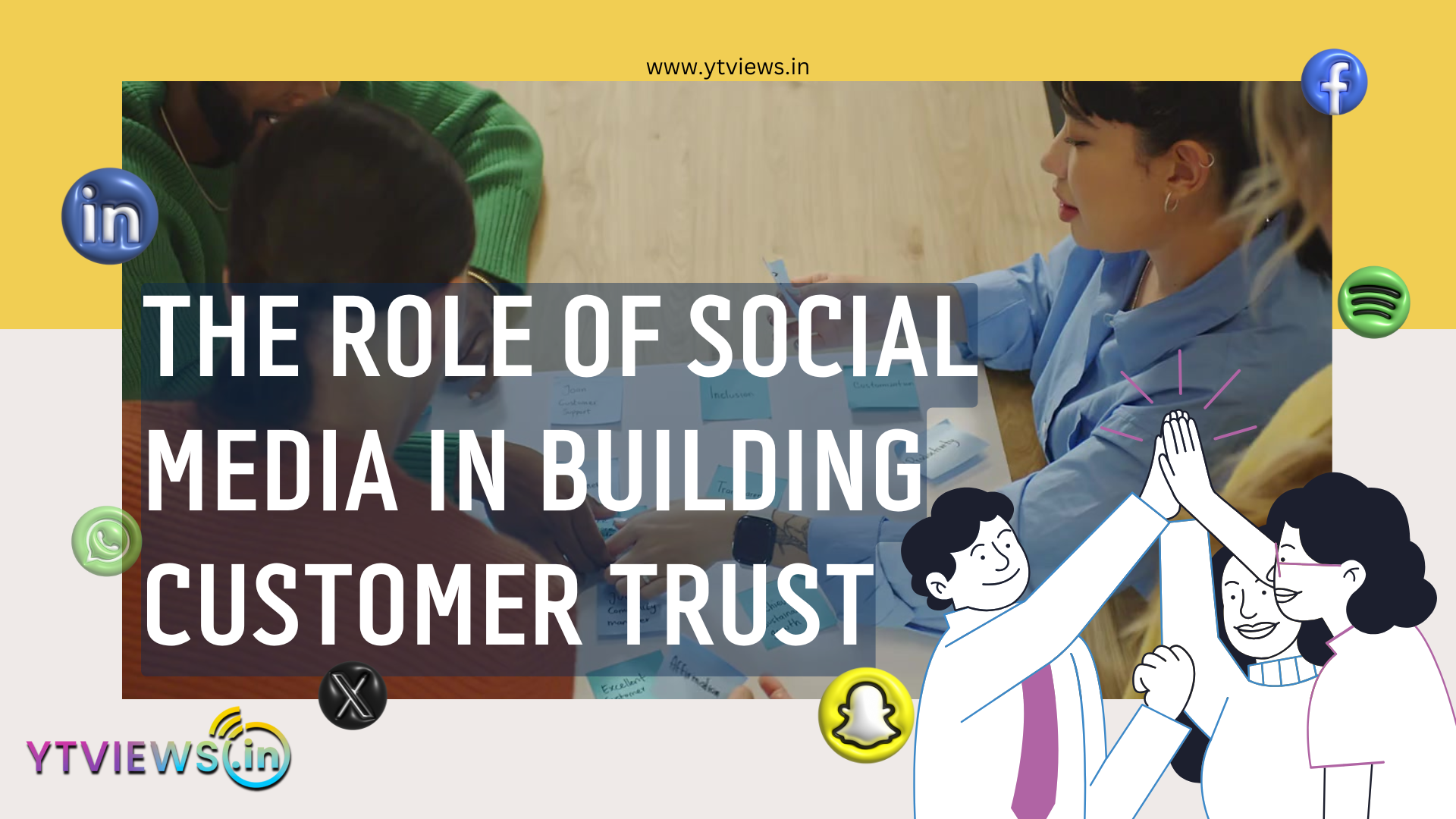 The role of social media in building customer trust