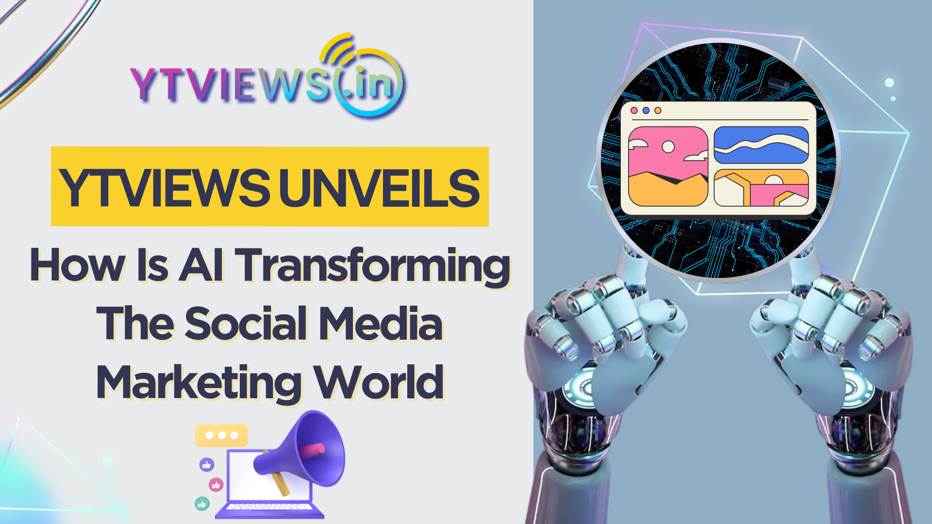 Ytviews unveils: How is AI transforming the social media marketing world